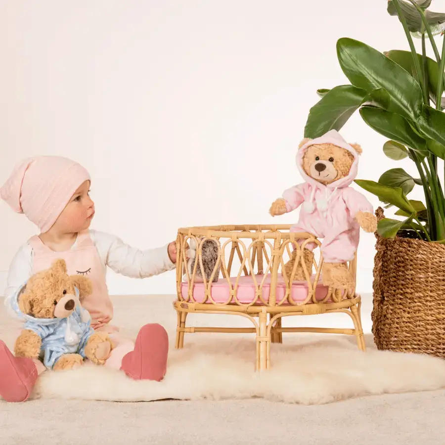Pyjama rose ourson 30 cm - peluche - peluche - Teddy Hermann by Teddy Hermann