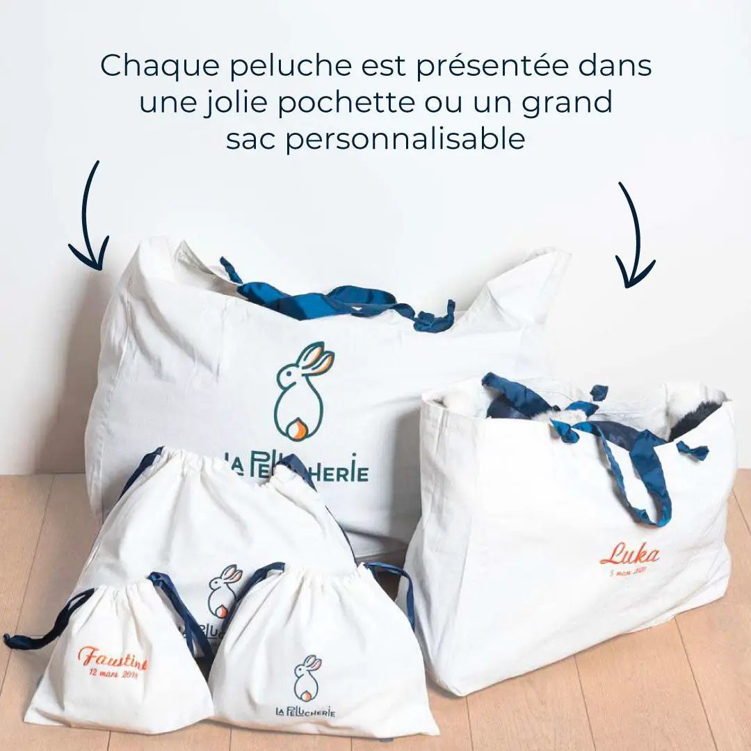 Ma peluche Phoque Arsène - La Pelucherie by La Pelucherie