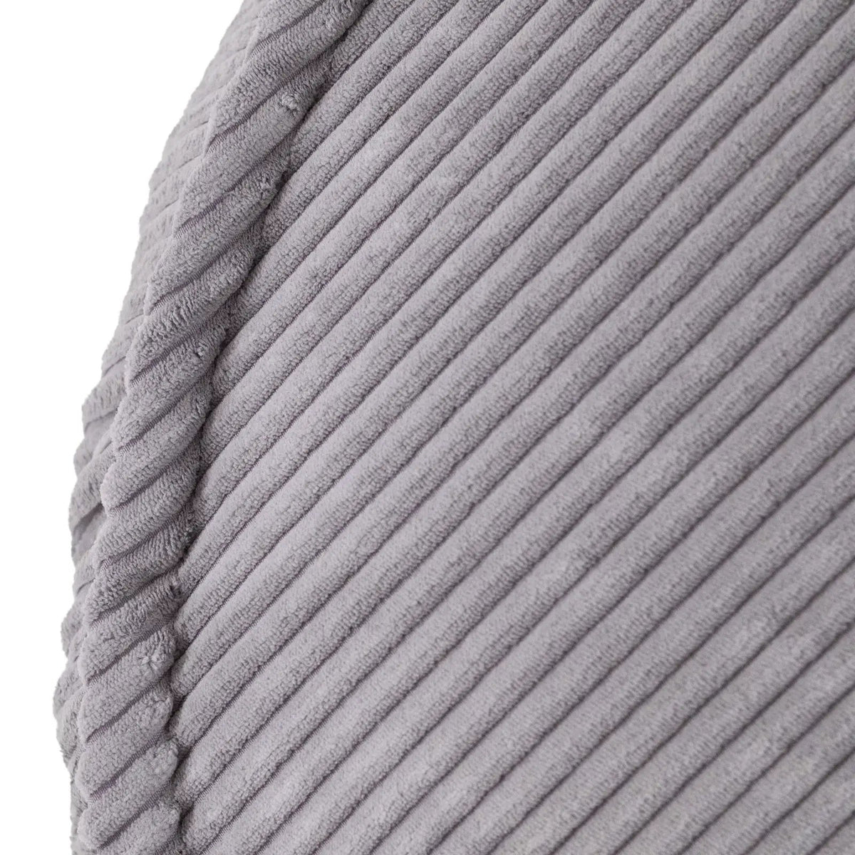 Fauteuil Huggy Bear - 68x45, gris velours côtelé - Plush Nest by Misioo