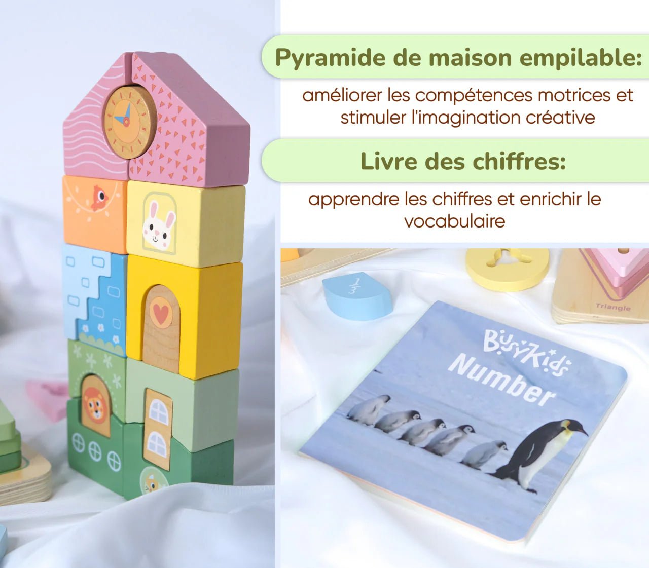 Coffret de Jeu Montessori pour les enfants - 24 à 36 mois - BusyKids by BusyKids