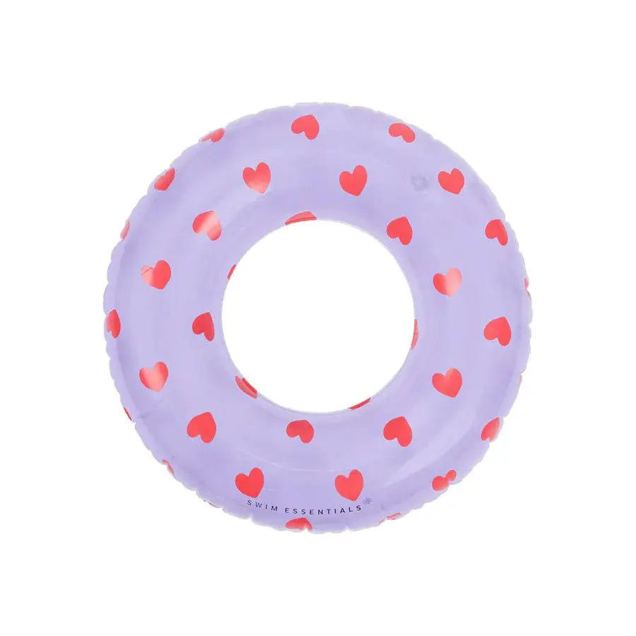 Bouée Gonflable Bébé Swim Essentials Sweet Hearts Lila Cœurs Rouges Piscine Sécurité Et Style by myplayground