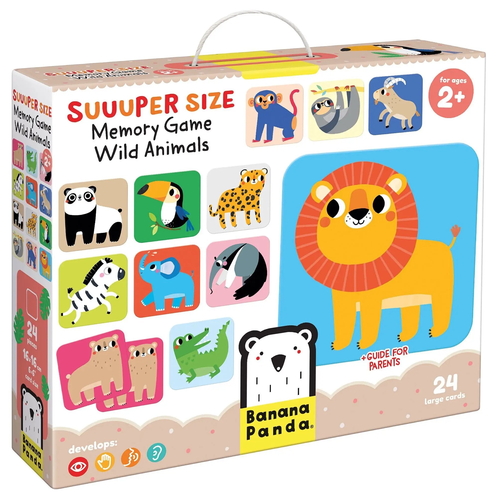 Super Grand Jeu de Mémoire - Animaux Sauvages - Banana Panda by Banana Panda