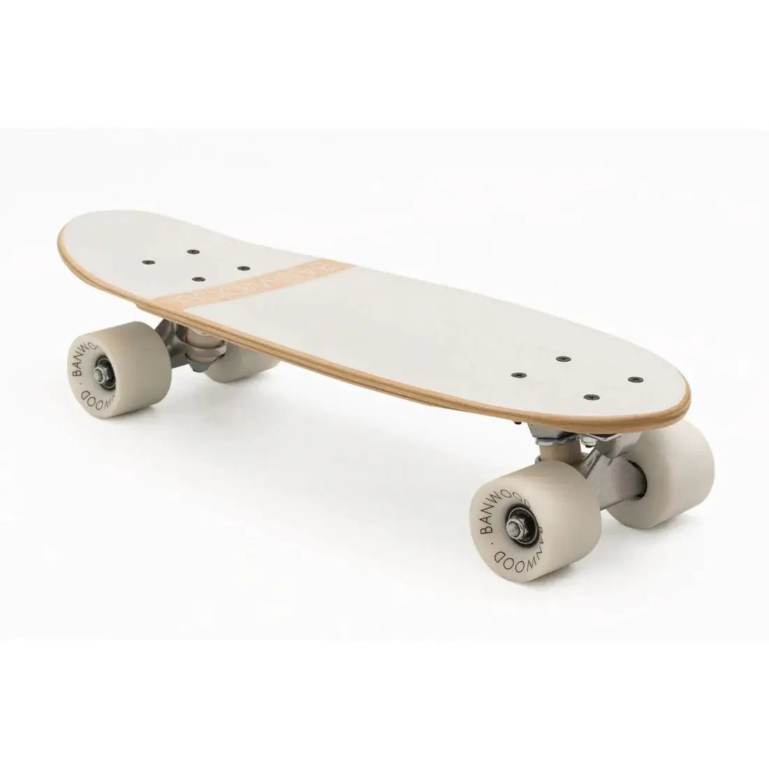 Skateboard blanc – Planche cruiser en érable canadien pour enfant dès 3 ans – Banwood by Banwood