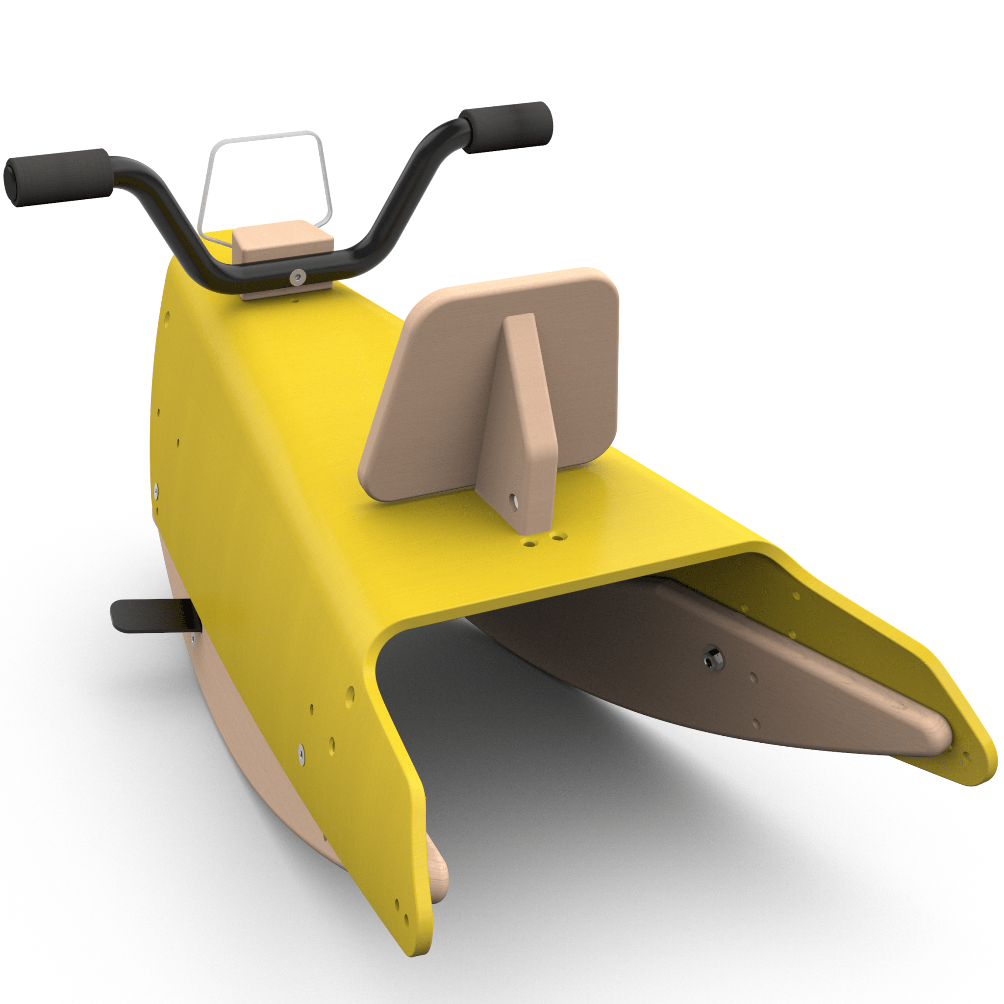 Moto à bascule – Jaune by Chou du Volant