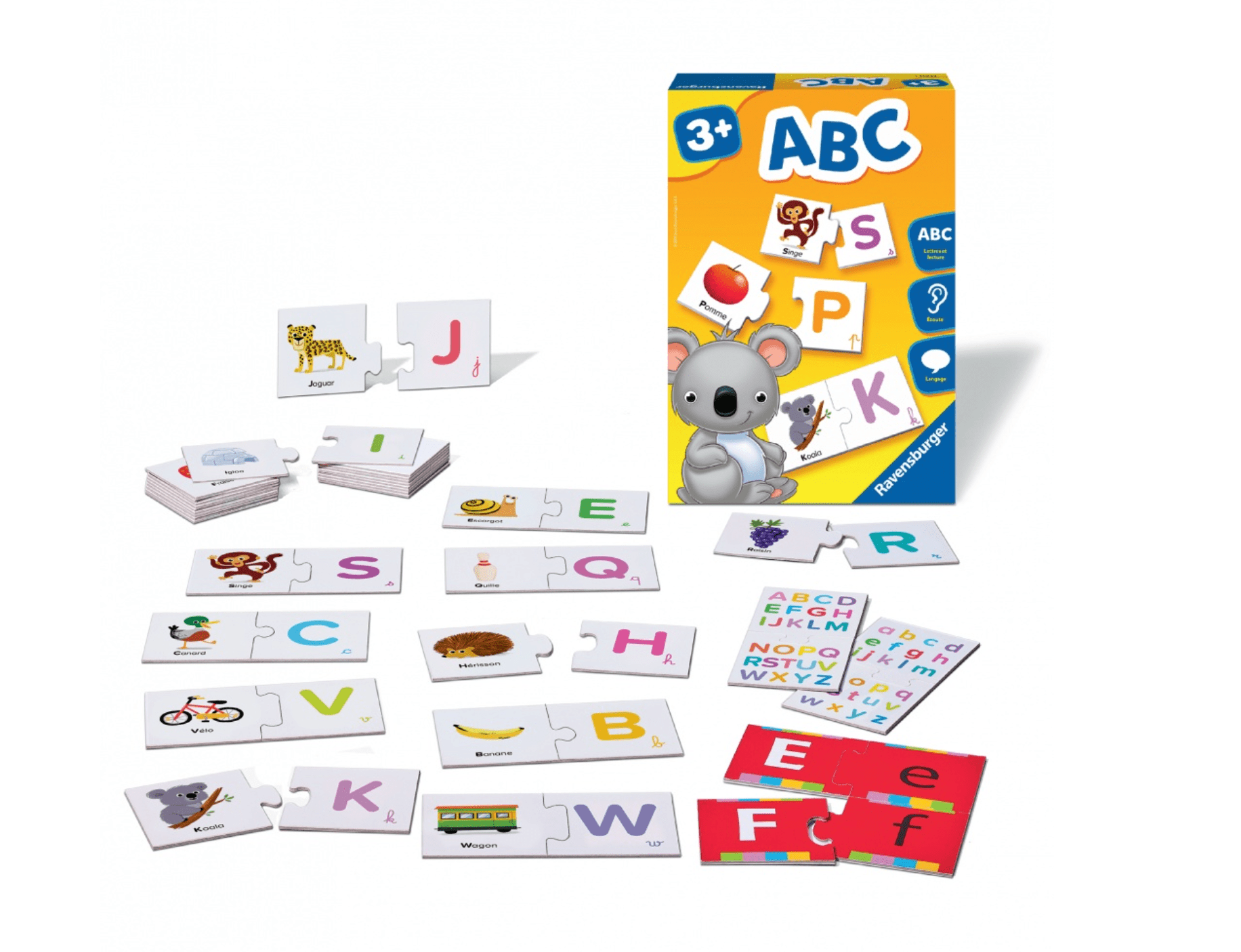 A B C + coffret pour explorer l'alphabet - Jeu Ludique et Éducatif - myplayground