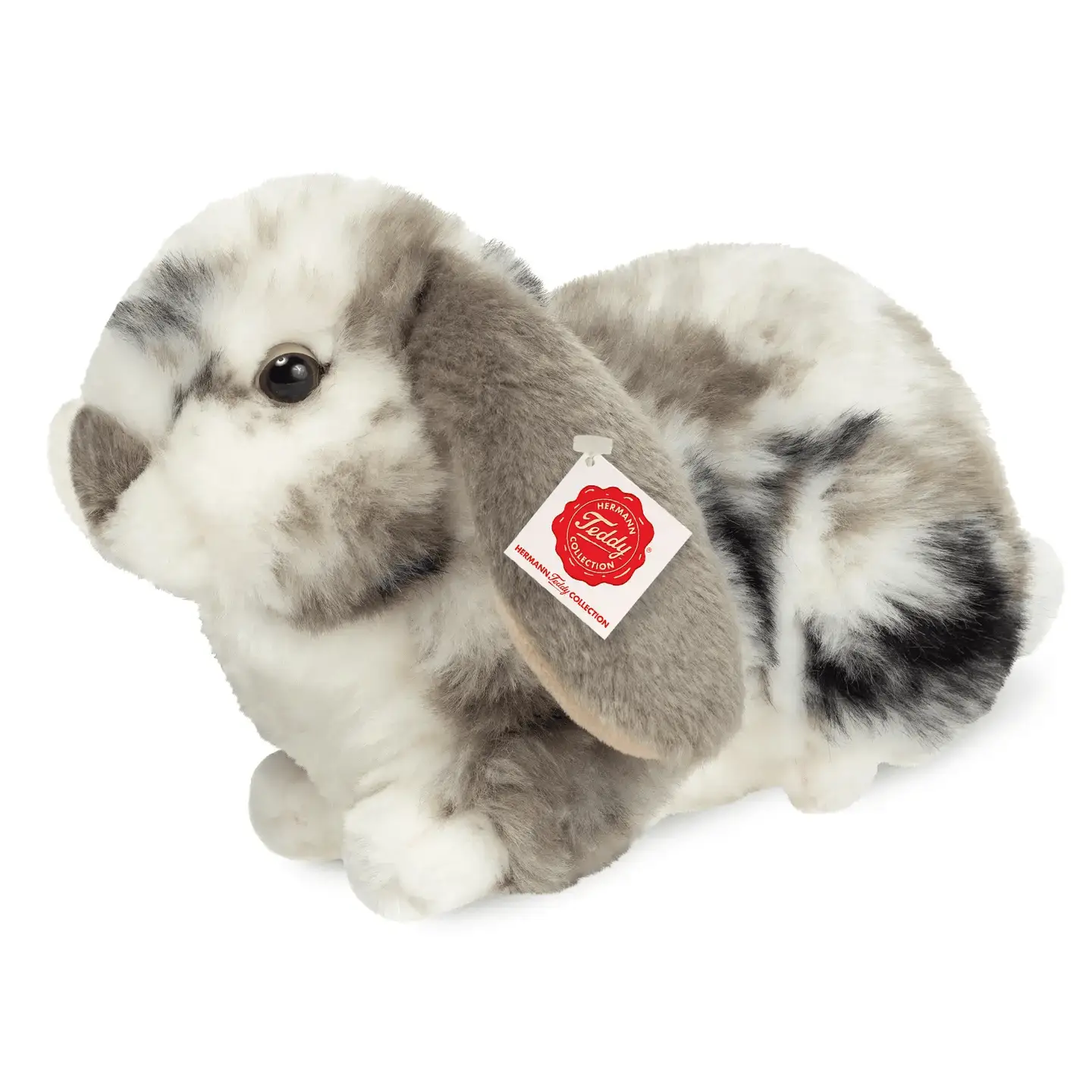 Lapin bélier bicolor 23 cm - jouet en peluche - Teddy Hermann by Teddy Hermann