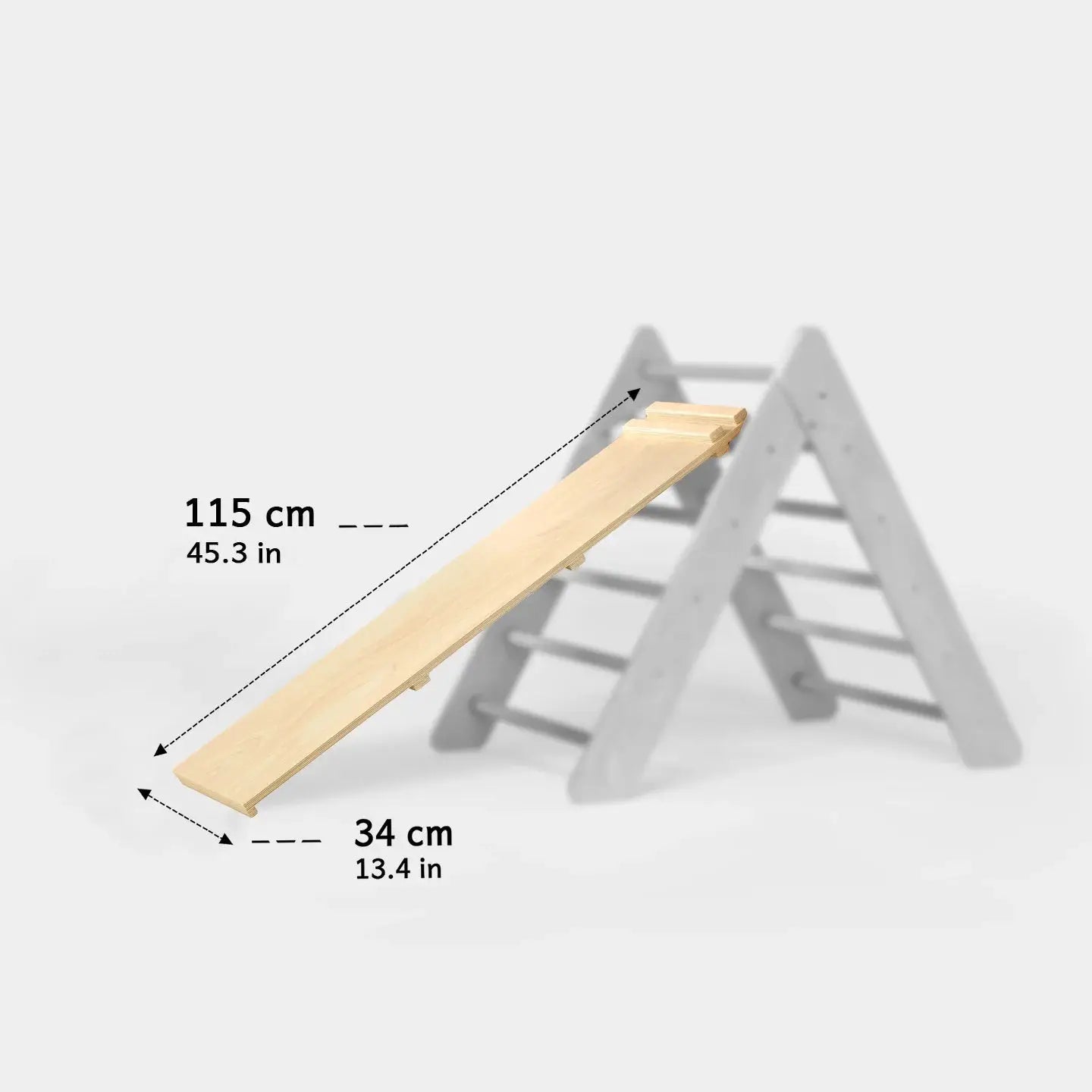 Ensemble triangle pikler + planche + bascule d’équilibre - menthe, bois Natura, 12 à 18 mois - BusyKids by BusyKids