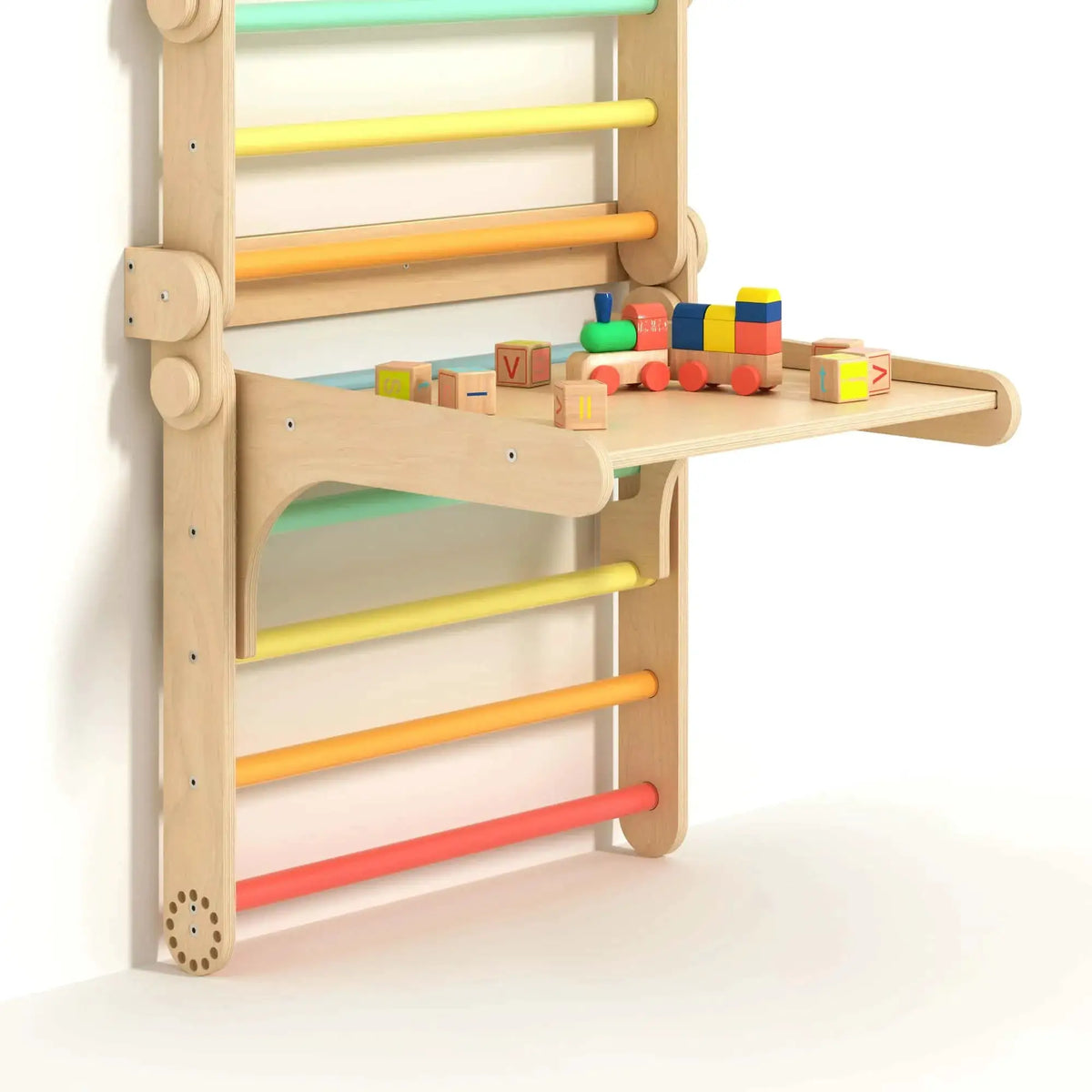 Tablette Amovible pour l'Ensemble d’Escalade - bois naturel, 18 à 24 mois - BusyKids by BusyKids