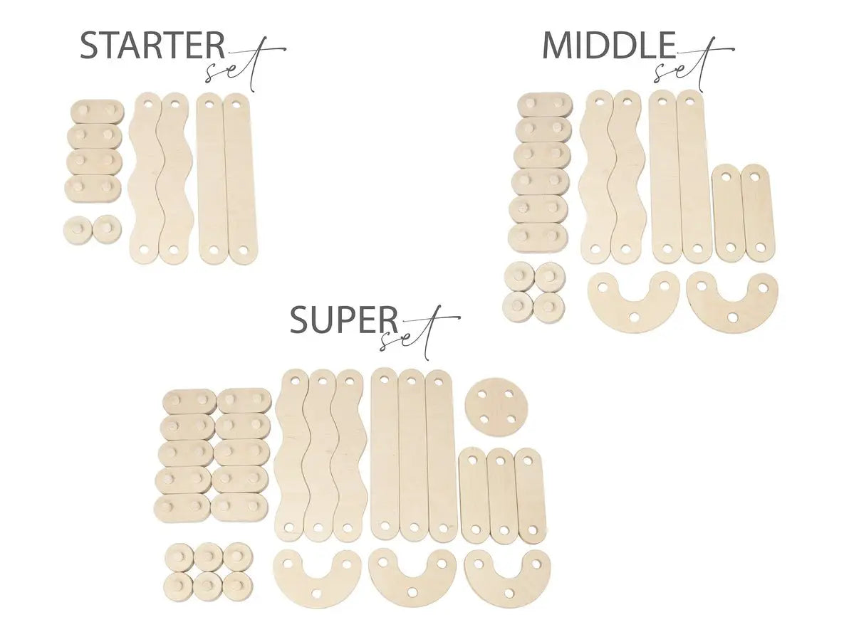 Poutres d'équilibre PELTES®, jouet Montessori, planche d'équilibre - Jeu de motricité enfant - Happymoon by HappyMoon