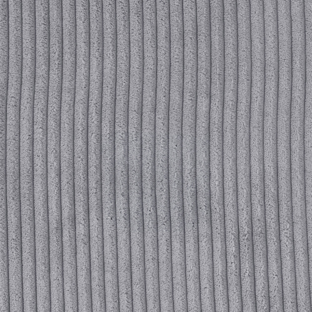 Pouf ourson 46x25 cm - Velours côtelé gris premium - Plush Nest - myplayground