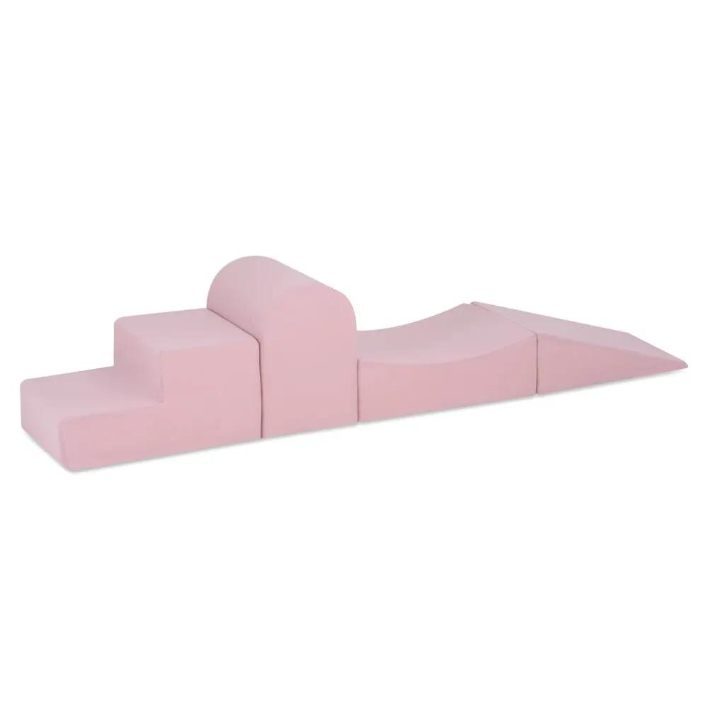 Terrain de jeu 4 éléments – rose smart, aire de jeux – Plush Nest by Misioo
