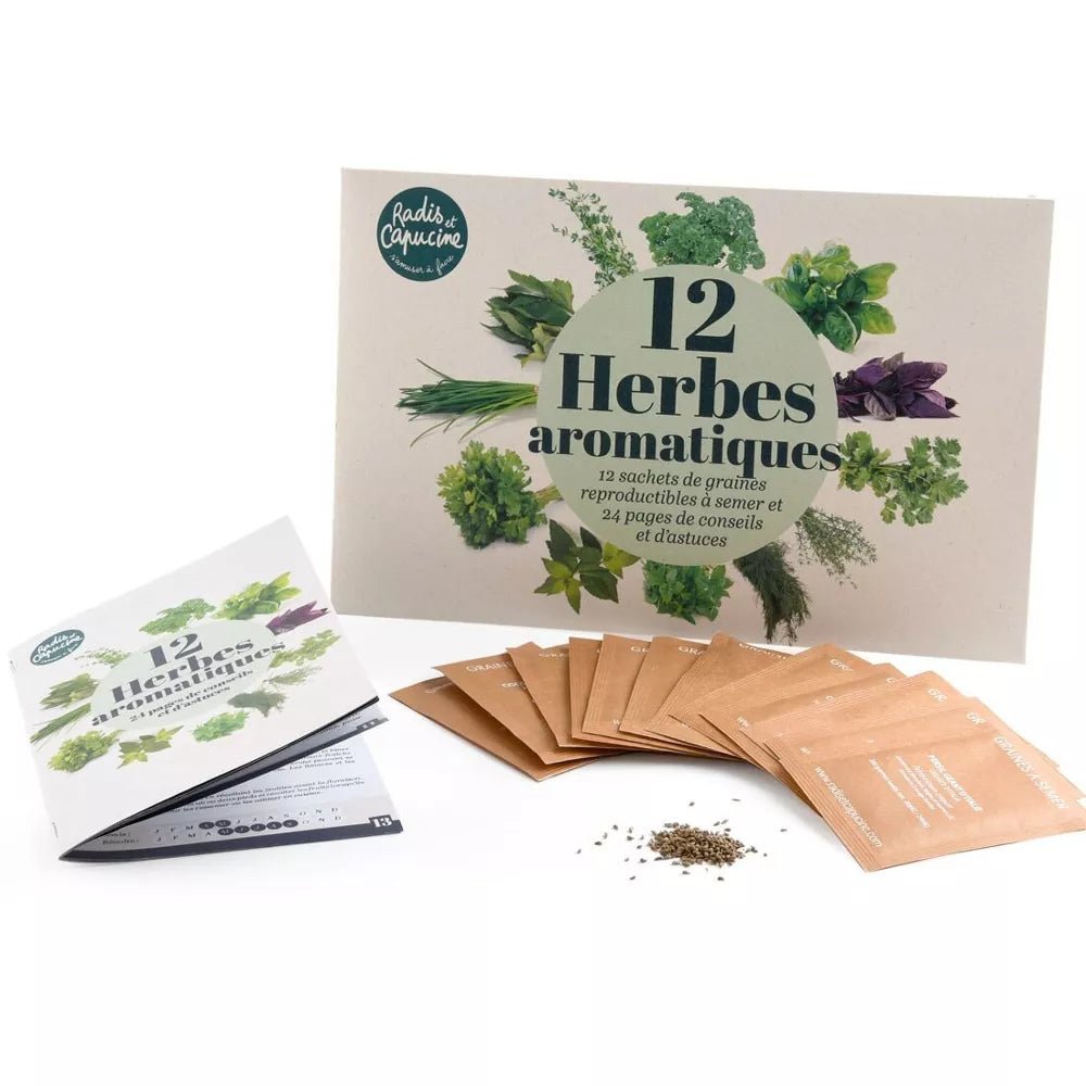 Enveloppe de 12 sachets - Aromates by Radis Et Capucine