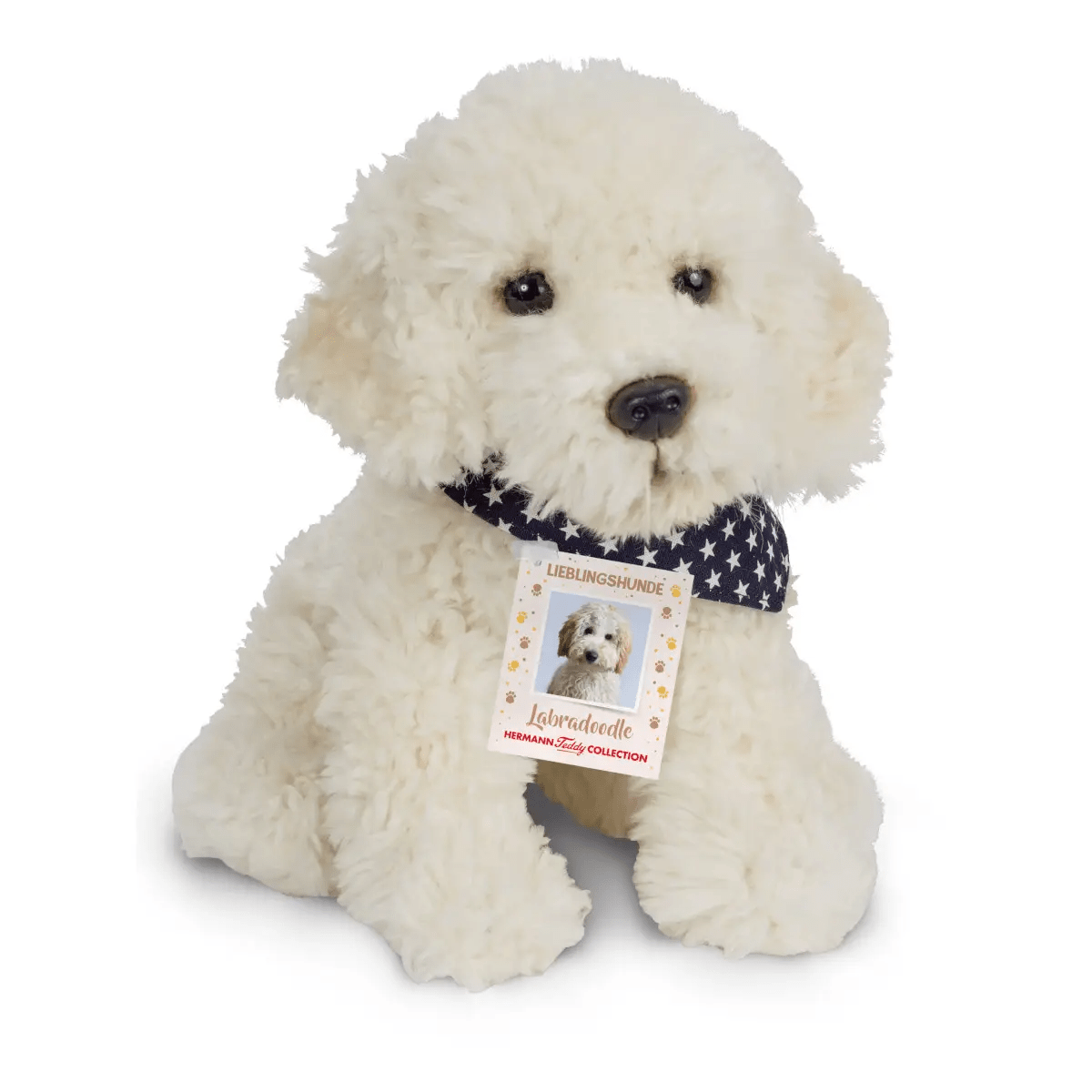 Labradoodle assis 28 cm - peluche - peluche - Teddy Hermann - myplayground