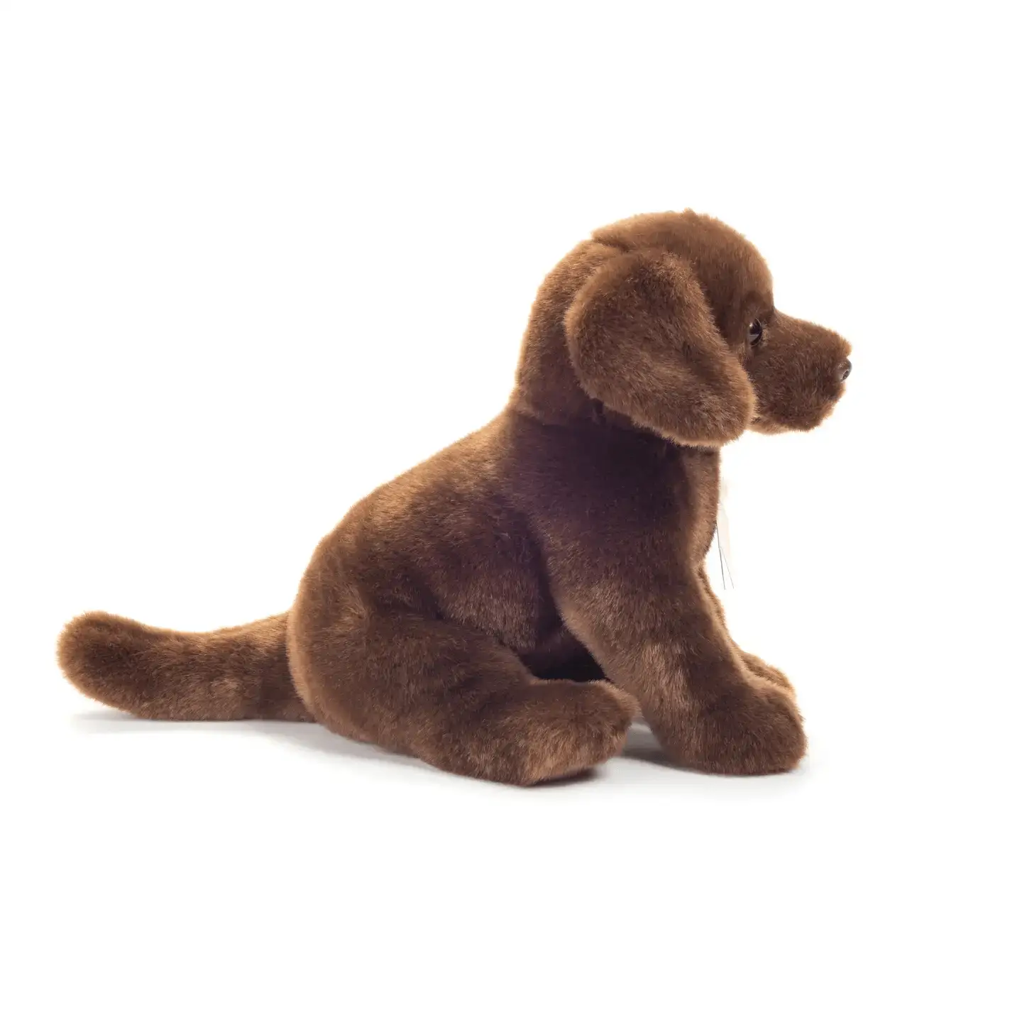 Labrador assis brun foncé 25 cm - peluche - peluche - Teddy Hermann by Teddy Hermann