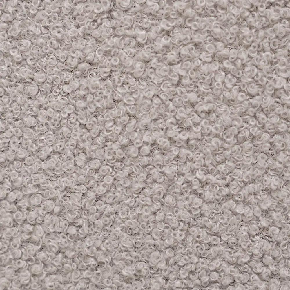 Piscine à balles, ronde, 90x30 cm, agneau gris (+ 200 boules argent, perle, bleu clair) - Plush Nest - Misioo by Misioo