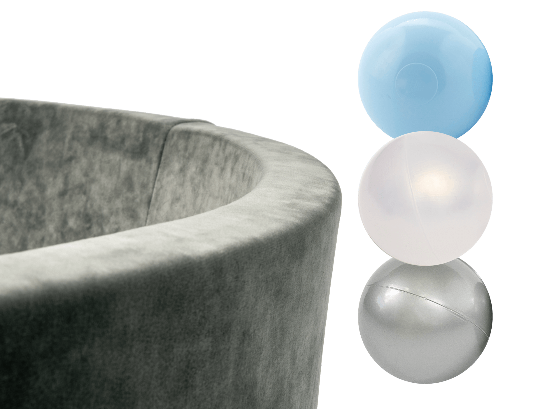 Misioo Ball Pit « Velvet » 90x30cm by Misioo
