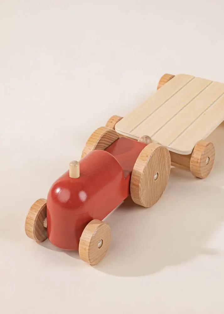 Tracteur agricole en bois - Coco Village by Coco Village