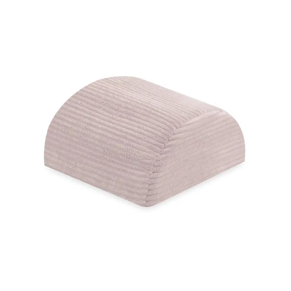 Château de terrain de jeu avec piscine +150 balles (perle, or) – Velours côtelé rose clair premium – Plush Nest by Misioo