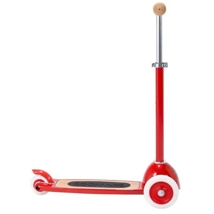trottinette enfant - 2 à 5 ans - 3 roues - rouge - jeu de motricité - banwood - myplayground