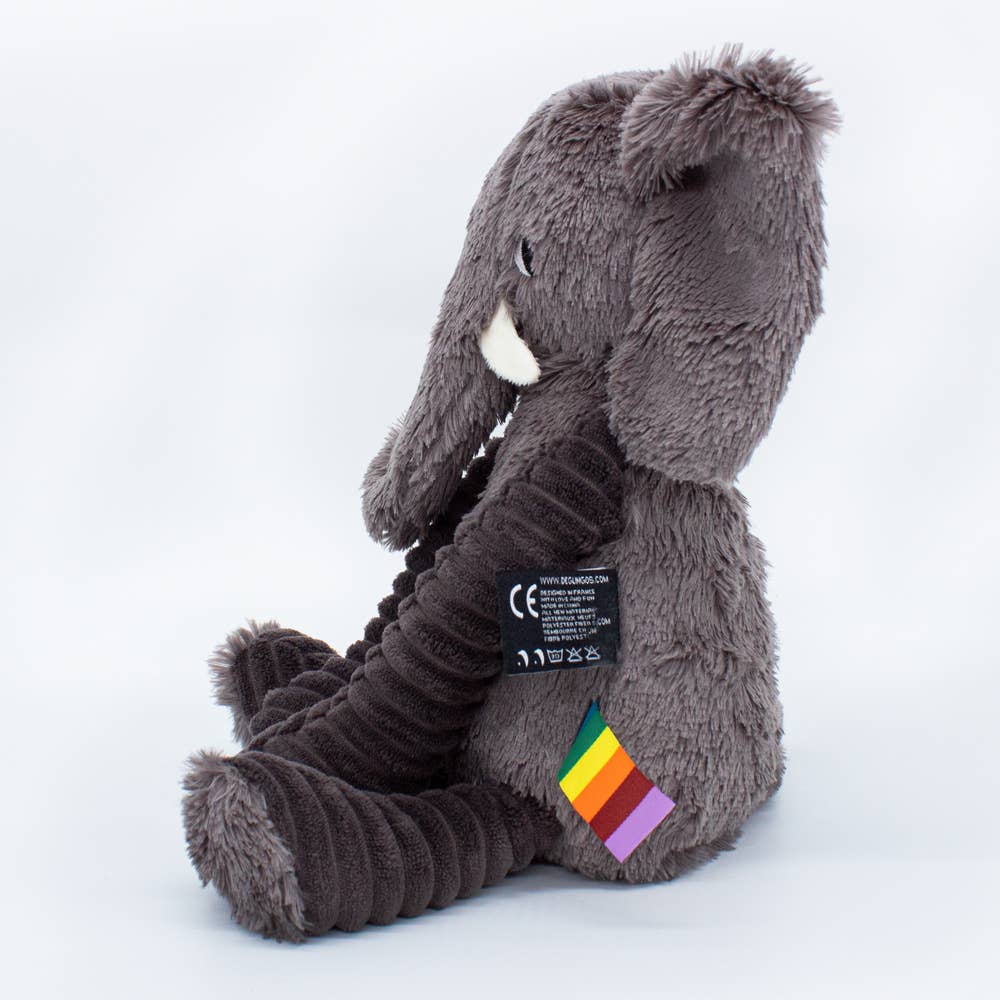 Peluche Les Ptipotos Gris Éléphant - Les Déglingos, France by Les Déglingos, France