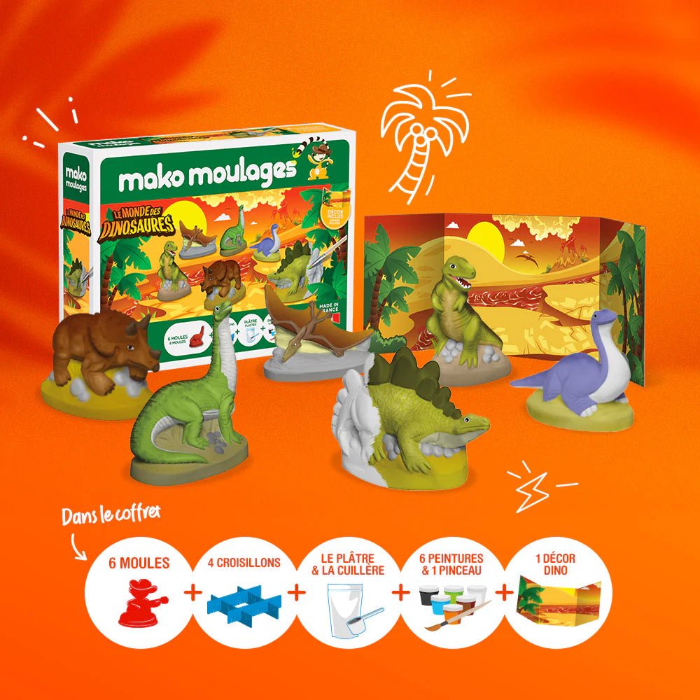 Mako Moulages - Monde des Dinosaures - Mako Créations - myplayground