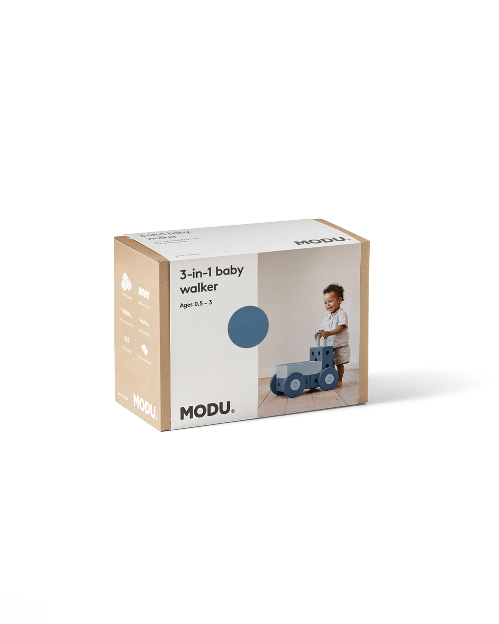 Trotteur 3 en 1 - Deep Blue - Modu by Modu