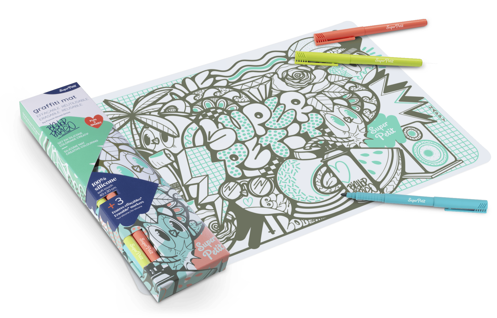 Set de Coloriage SuperPetit x BISHOPPARIGO đ - Kit CrĂ©atif by SuperPetit