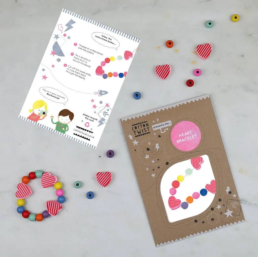 Faites votre propre bracelet en forme de cœur by Cotton Twist