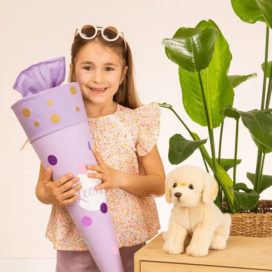 Golden Retriever assis 25 cm - peluche - peluche by Teddy Hermann
