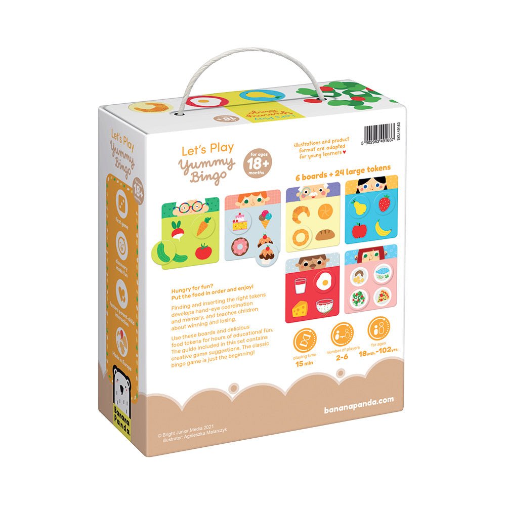 Jouons ! Bingo Gourmand - Banana Panda - myplayground