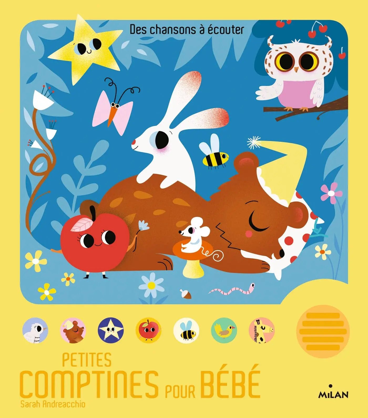 Livre sonore Petites comptines pour bébé by Selection Livres jeunesse poppik