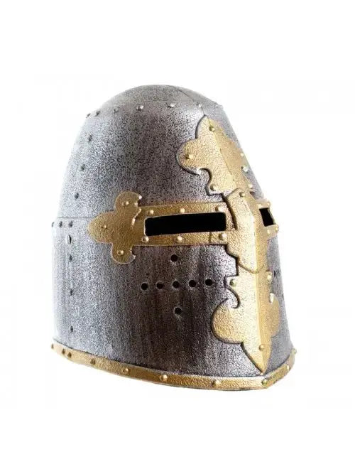 SUPERBE CASQUE TEMPLIER - Jeu de Rôle Médiéval pour Enfants by KALID MEDIEVAL