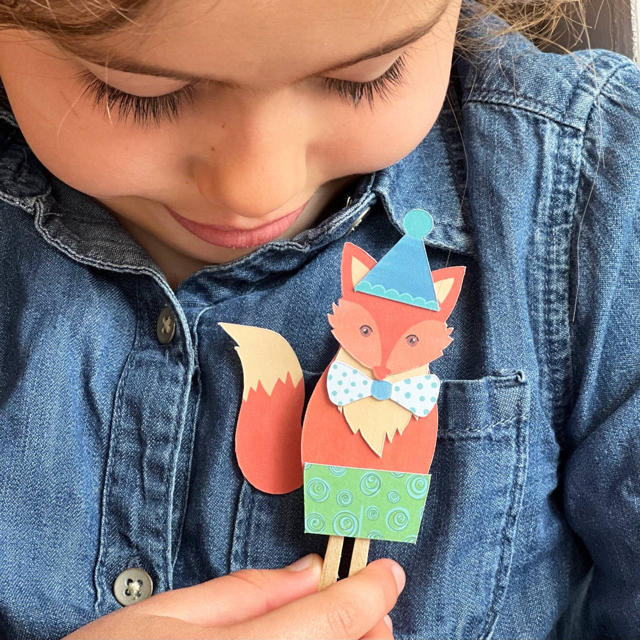 Make Your Own Fox Peg Poupée Kit - myplayground