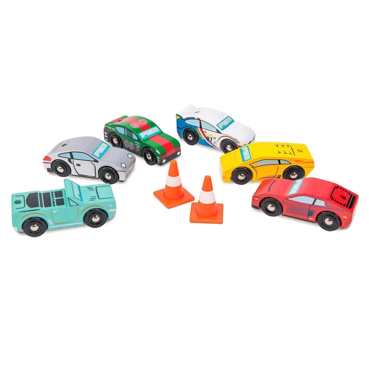 Set de voitures de course Montecarlo - Jeu éducatif enfant ( 3 ans et + ) by Le Toy Van
