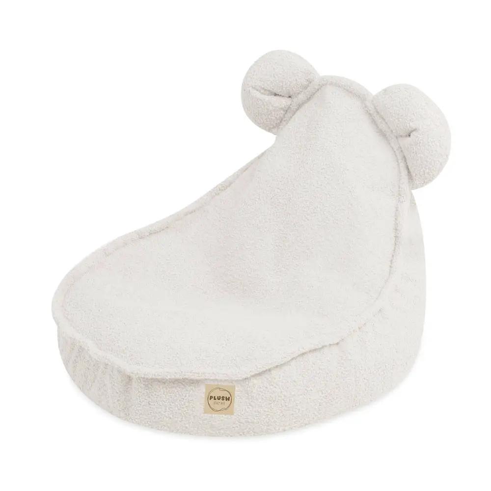 Fauteuil Huggy Bear - 68x45, agneau crème - Plush Nest by Misioo