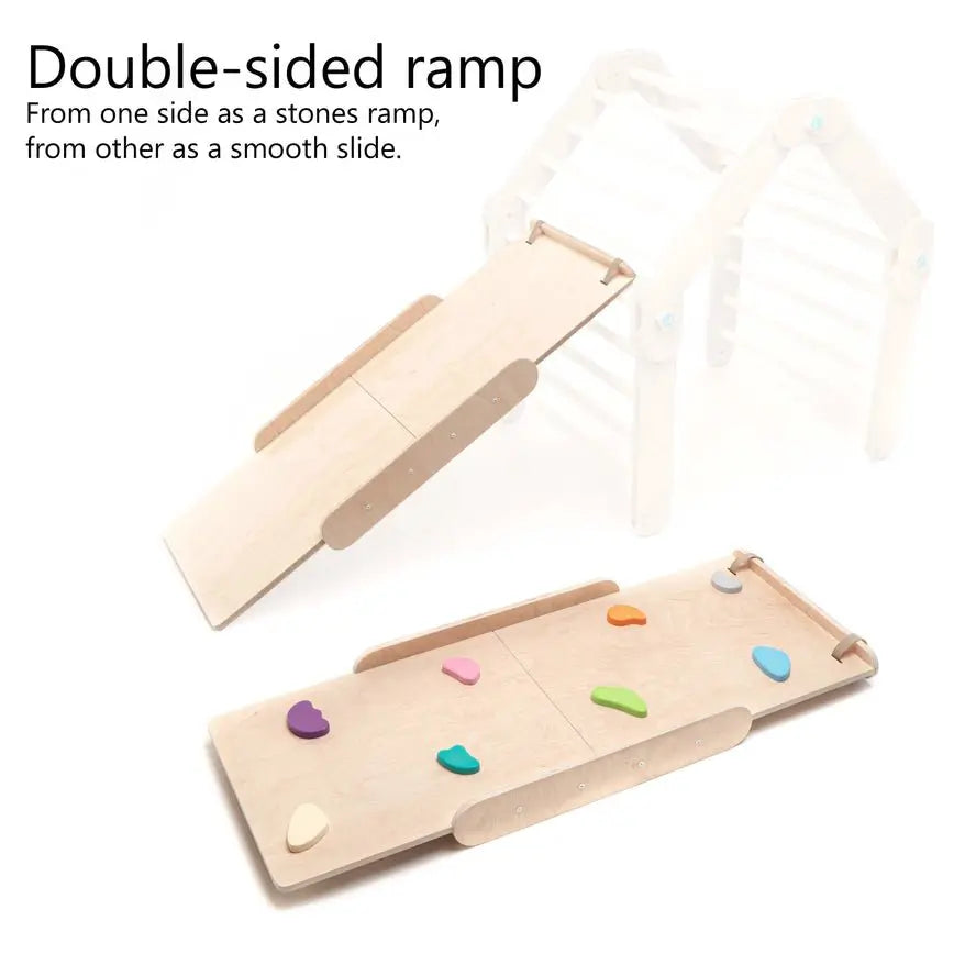 Gymnase d'Activité Pikler Transformable Foncé - Happymoon by HappyMoon
