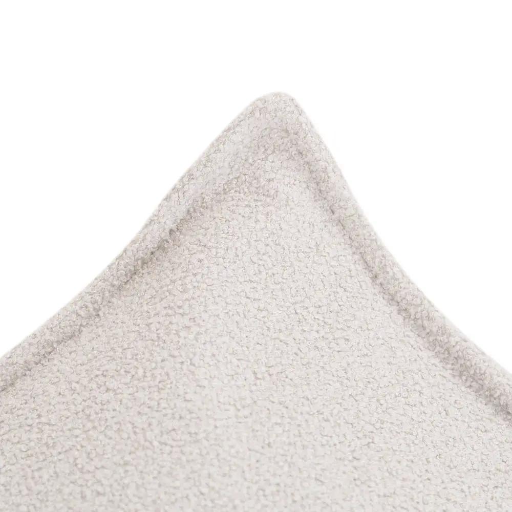 Pouf 60x60 cm - Coussin de sol, agneau crème - Plush Nest by Misioo