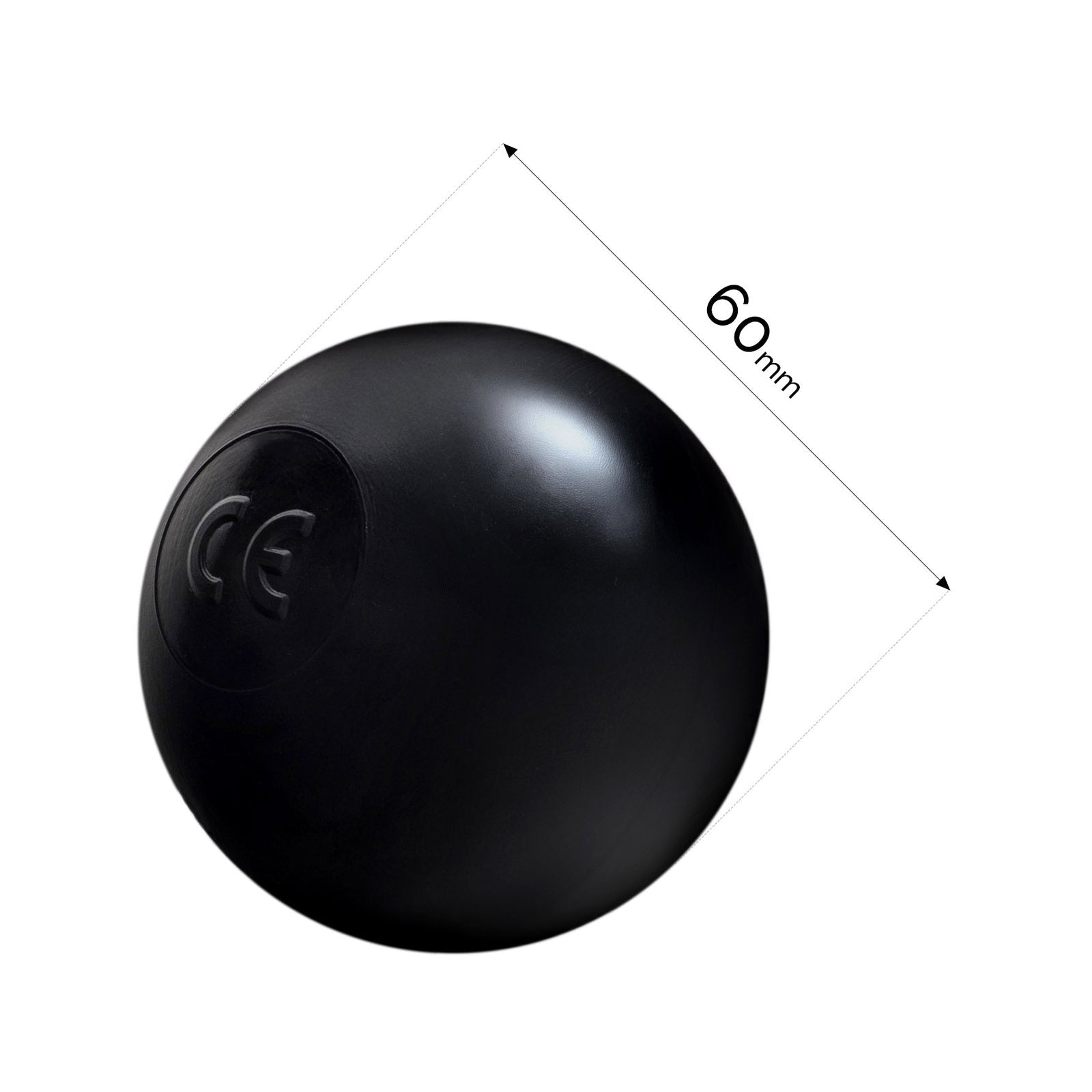 Boule de piscine à balles - 6 cm, noire - Plush Nest - Misioo by Misioo