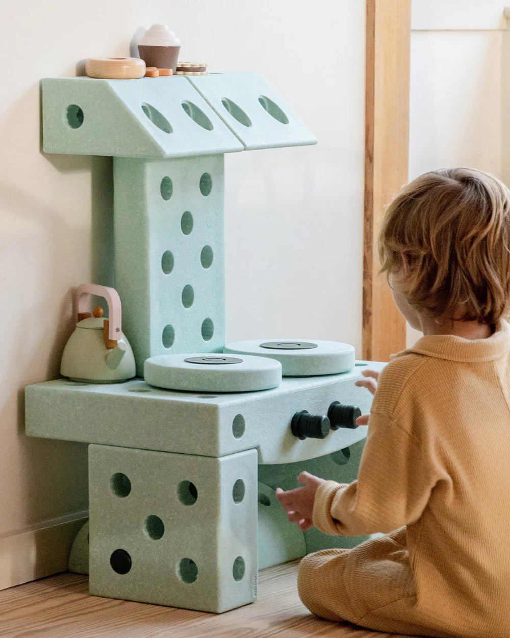 4x roues en mousse - Forest Green - Modu - myplayground