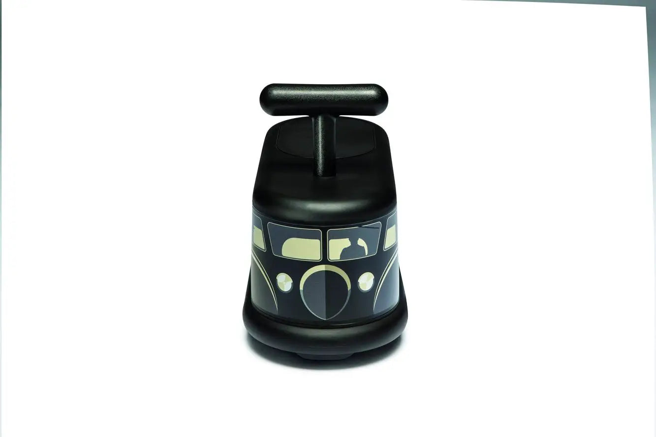 Porteur Bus Vintage Noir Italtrike Pour Enfants 1 À 6 Ans Robuste Et Stylé Design Rétro by Italtrike