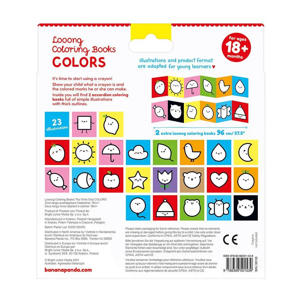 Livres de Coloriage Looong The Write Grip - Couleurs - Banana Panda by Banana Panda