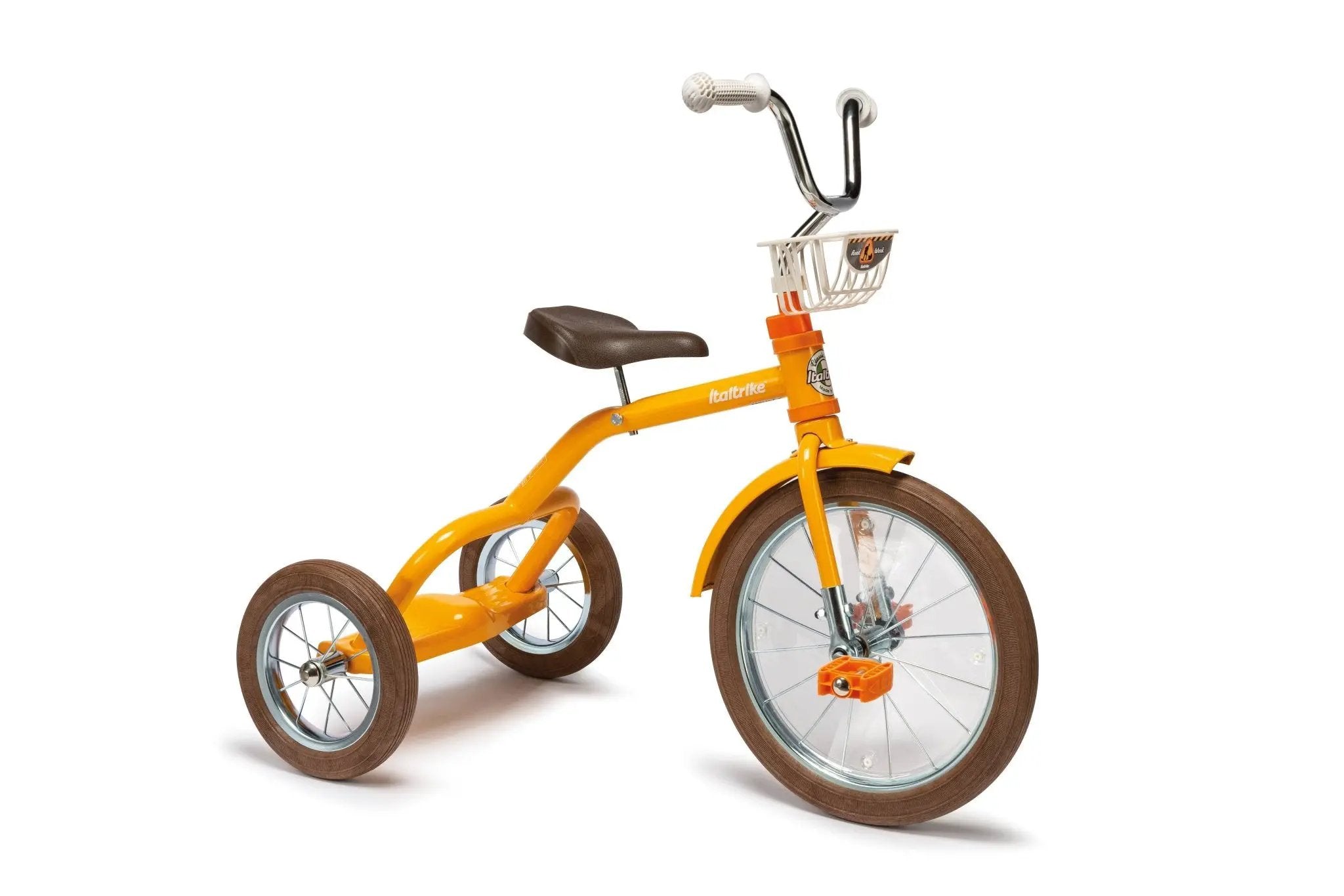 Tricycle Enfant Italtrike Road Work Orange Conduite Sécurisée Avec Selle Réglable Pour Enfants 3 À 5 Ans by Italtrike