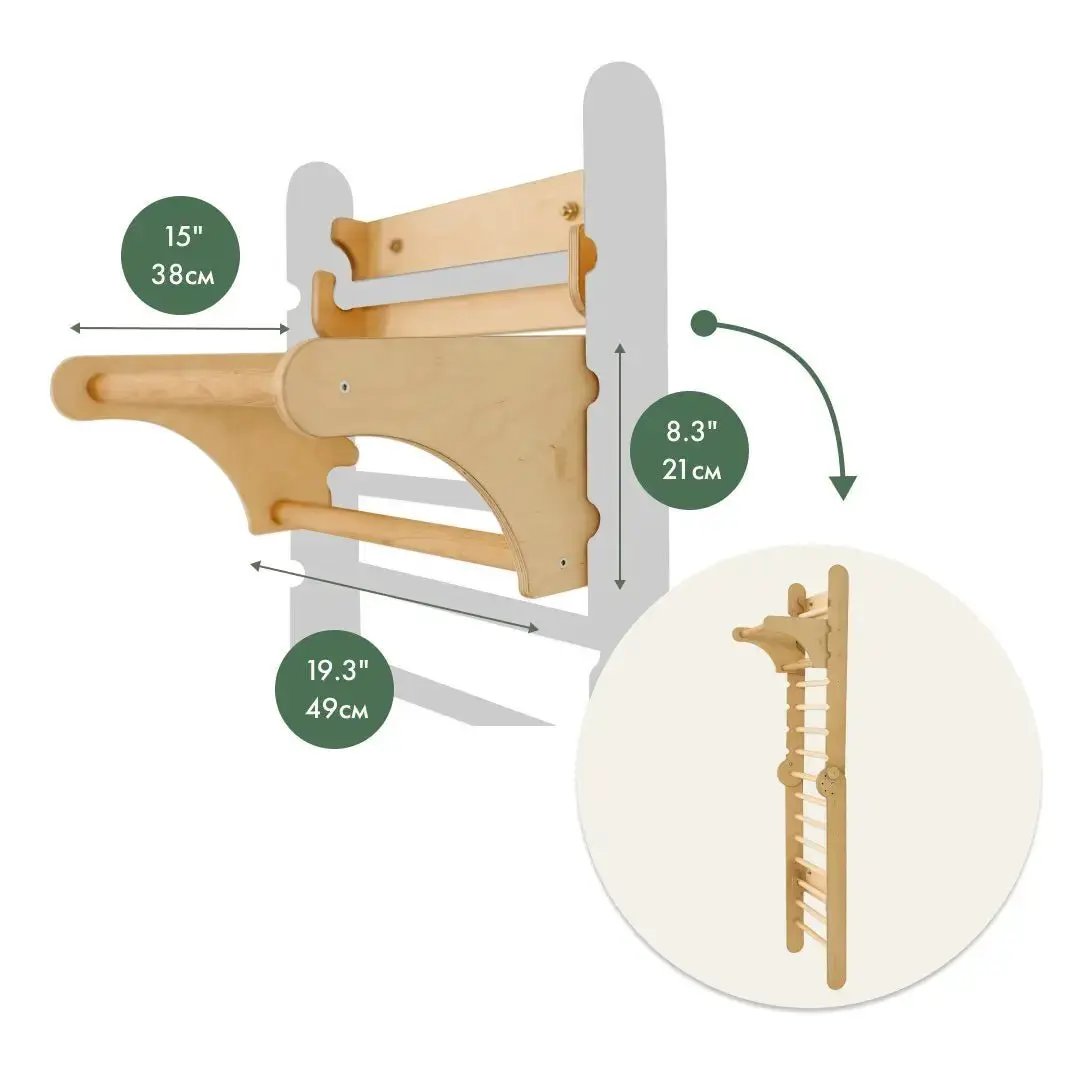 Pikler Triangle Wall Mount Extension Kit For Home Ladder by Goodevas