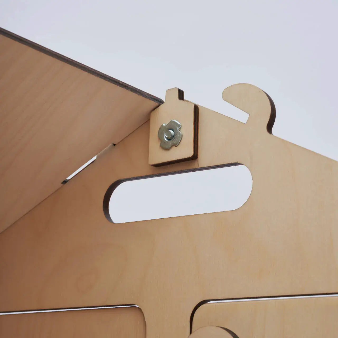 Ensemble Maisonnette et Cube Interactif - menthe, bois natura, 12 à 18 mois - BusyKids by BusyKids