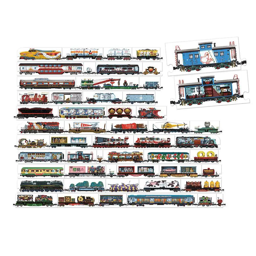 Puzzle Trains Mix et Match - Banana Panda by Banana Panda