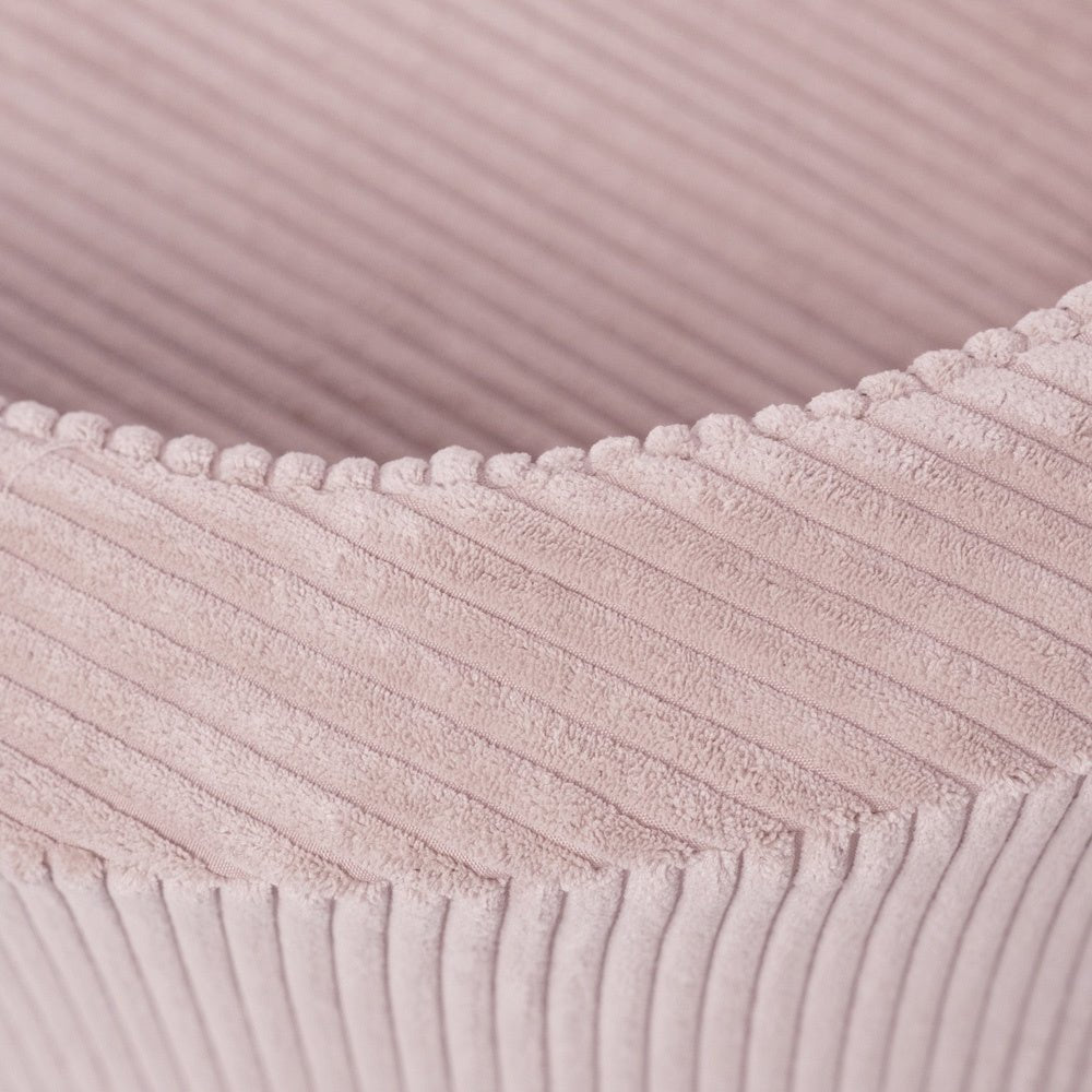 Fauteuil - rose clair, velours côtelé premium, fauteuil enfant - Plush Nest - myplayground