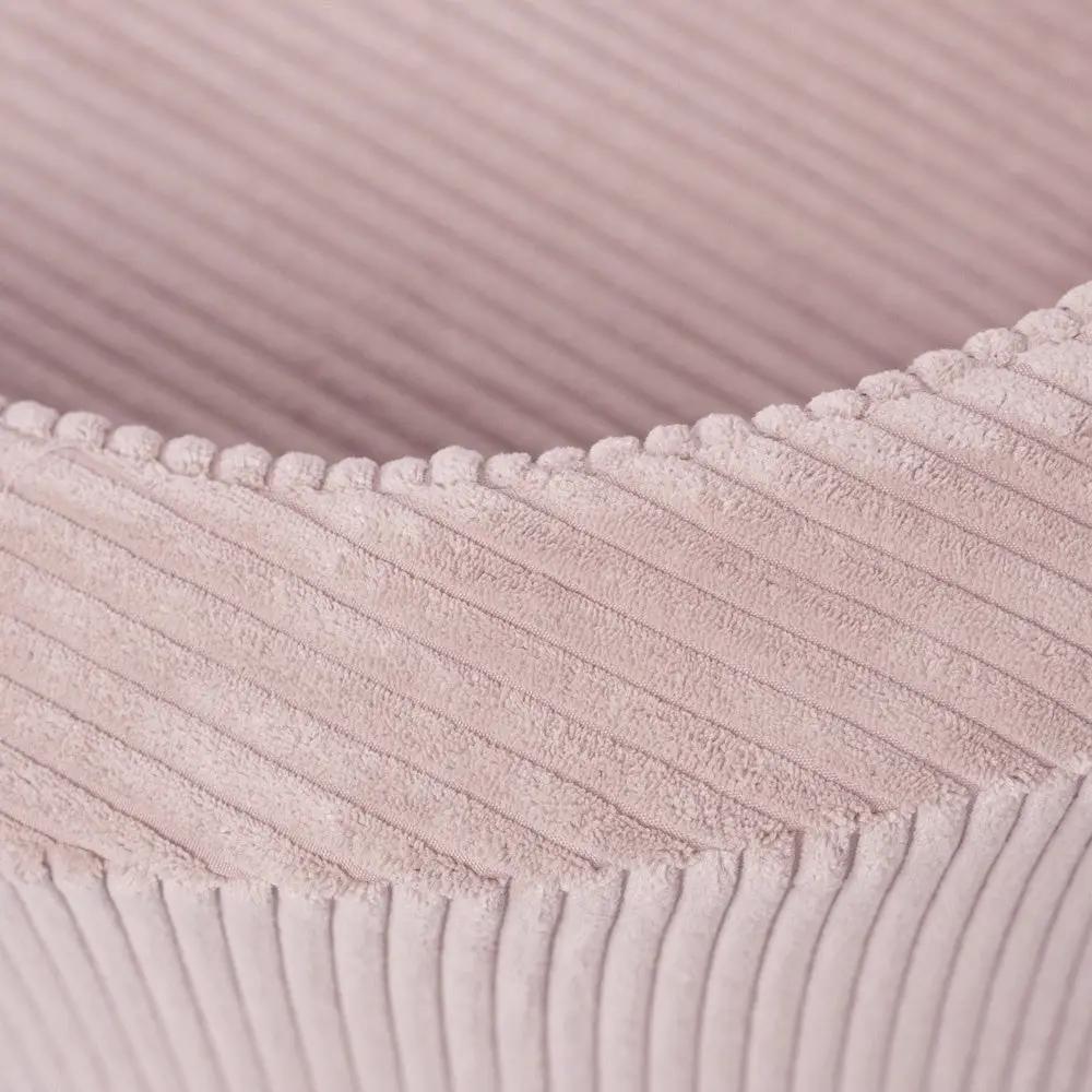Fauteuil - rose clair, velours côtelé premium, fauteuil enfant - Plush Nest by Misioo