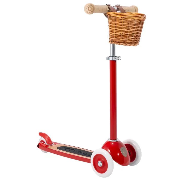trottinette enfant - 2 à 5 ans - 3 roues - rouge - jeu de motricité - banwood - myplayground