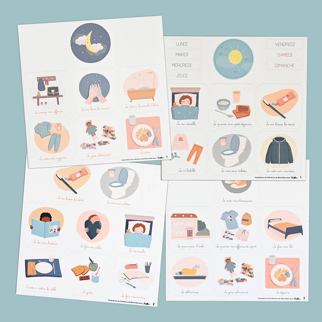 Mes petits rituels magnétiques - matin et soir - myplayground