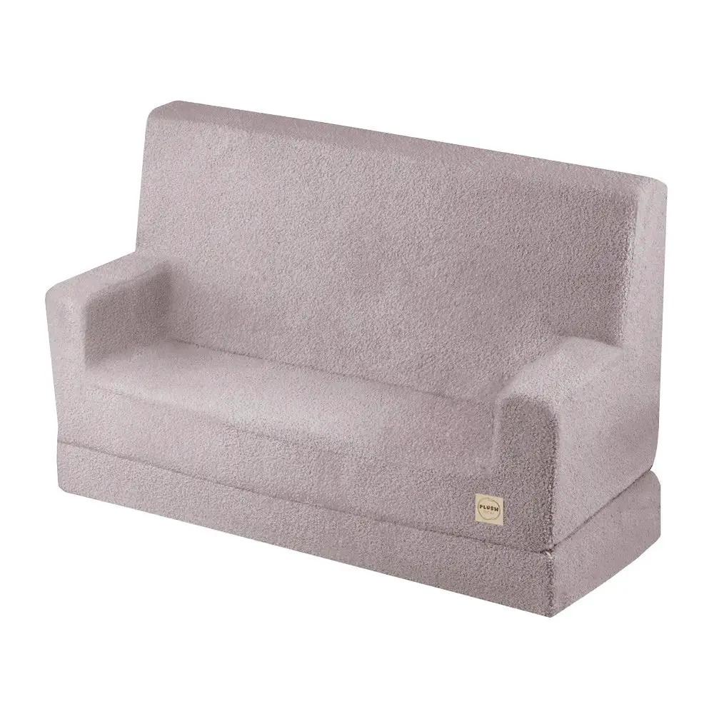 Canapé Foldie avec accoudoirs - Agneau gris, confortable - Plush Nest by Misioo